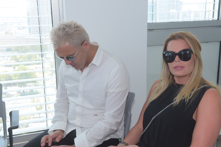 קובי פרץ בבית המשפט, הבוקר. צילום: אבשלום ששוני