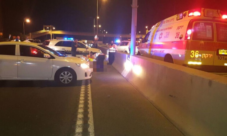 התאונה הקטלנית בכביש החוף. צילום: תיעוד מבצעי מד&quot;א