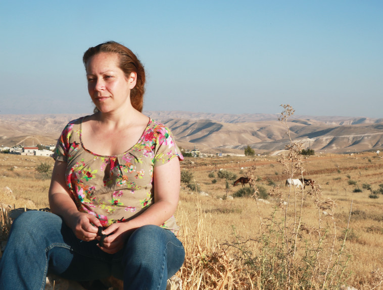 קרן ענבר. לא ידעה שהיא גרה במאחז. צילום: מירי צחי