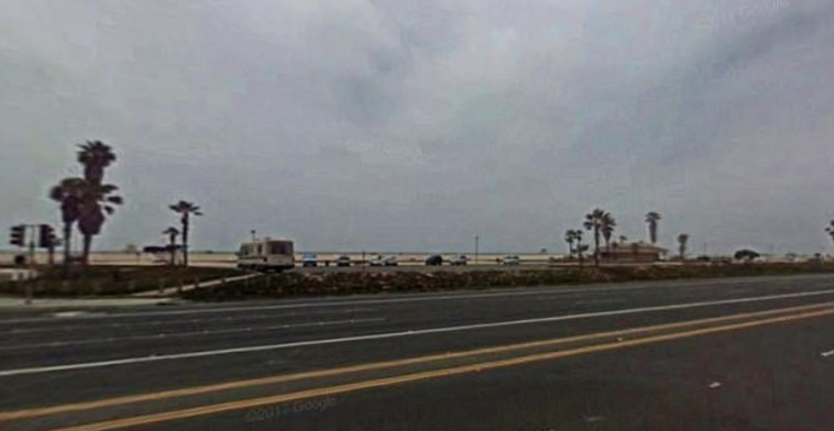 הכביש במחוז אורנג', קליפורניה, בו מצאה אנדריאה קויפר את מותה. גוגל מפס