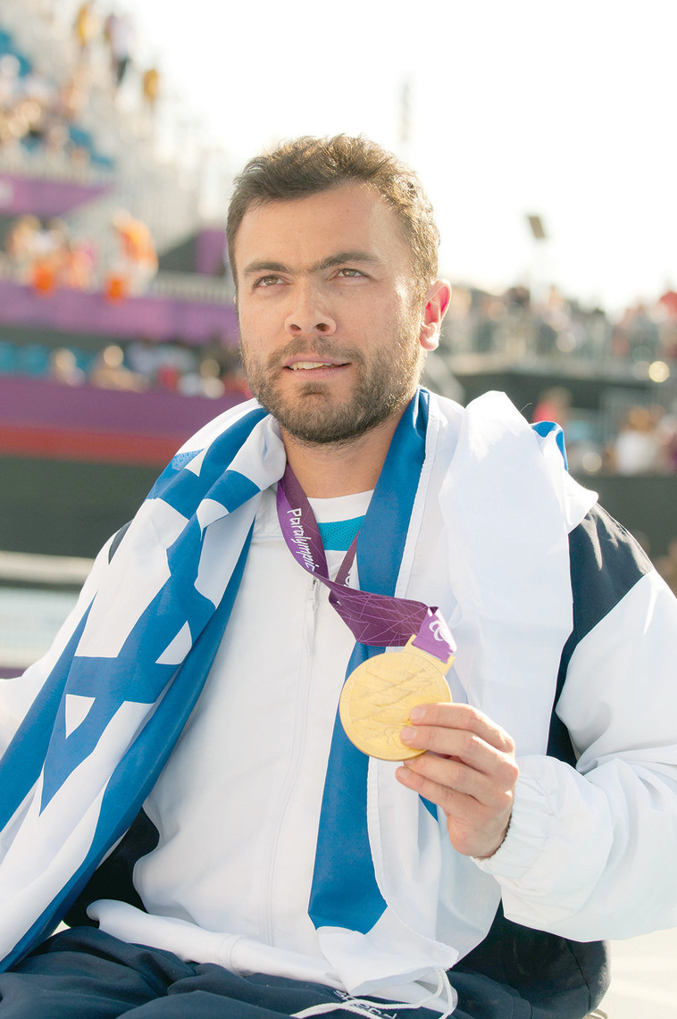 נועם גרשוני באולימפיאדת לונדון 2012, צילום: רזי לבנת 