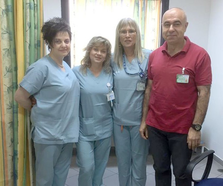 הצוות הרפואי בזבולון. צילום: קופ&quot;ח כללית