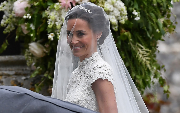 פיפה מידלטון ביום חתונתה. צילום: רויטרס