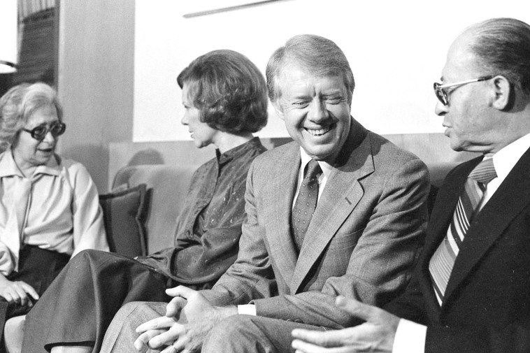 הביקור הדרמטי היחיד של נשיא אמריקאי בארץ. קרטר בישראל, 1979. צילום: ג'ימי קרטר בישראל 