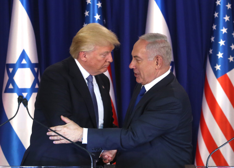 נשכרים וגם מפסידים, טראמפ ונתניהו. צילום: מרק ישראל סלם