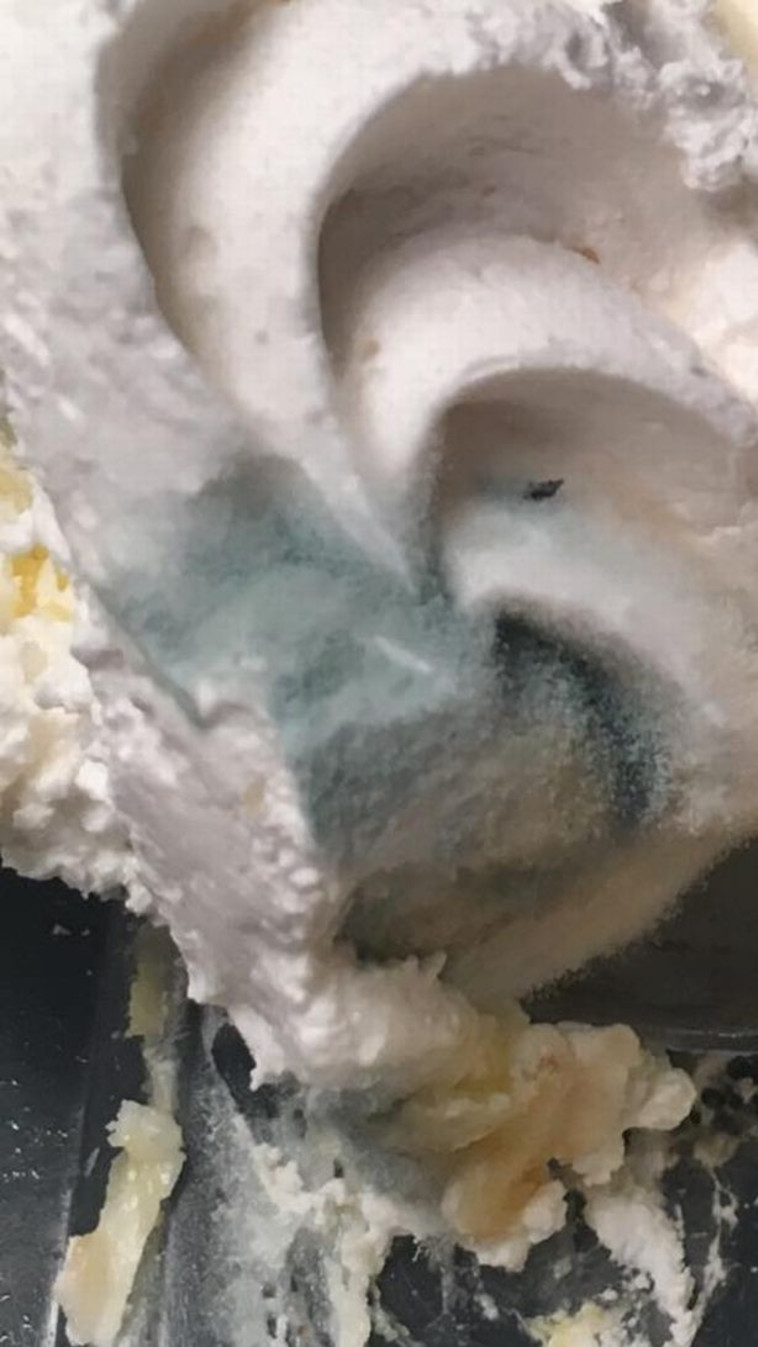 אכלה מהעוגה ואז הבינה שאכלה משהו ממש דוחה. צילום מסך