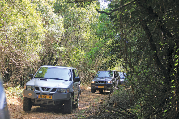 טיול ג'יפים עם עצירה במבצר מונפורט. צילום: יואב זקס