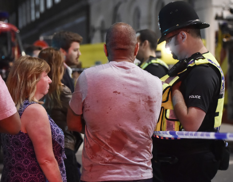 פצועים באזור הפיגוע. צילום: רויטרס