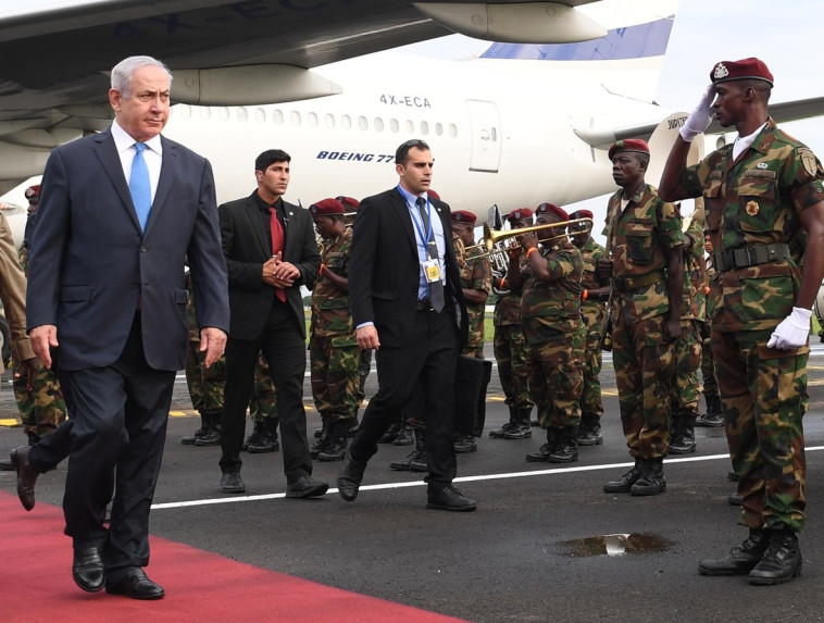נתניהו באפריקה. צילום: קובי גדעון, לע&quot;מ