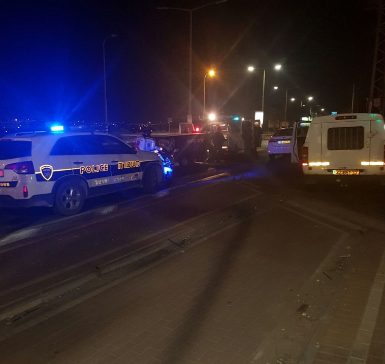 כוחות המשטרה באזור האירועים