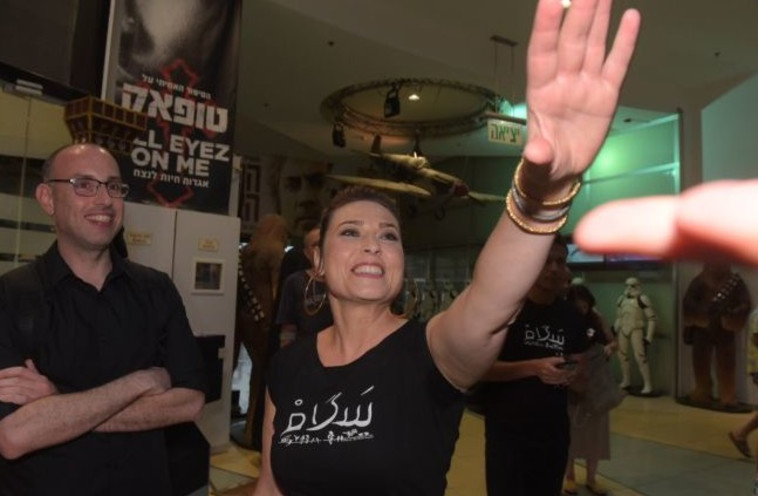 מירה עוואד בטקס פרסי אקו&quot;ם. צילום: אבשלום ששוני