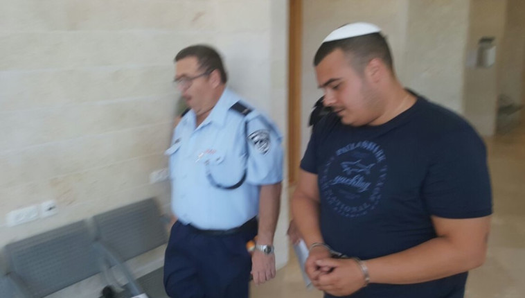 עמוס לביא &quot;הקטן&quot; בהארכת מעצר בעקבות הרצח. צילום: אלון חכמון