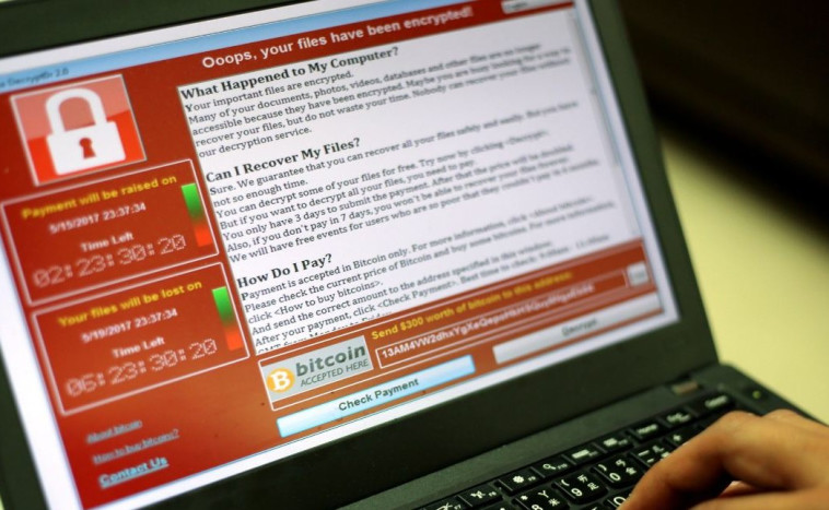 מתקפת סייבר. צילום מסך