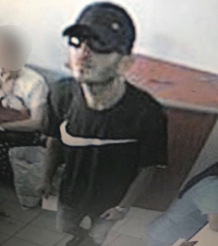 החשוד במעשה. צילום: דוברות המשטרה