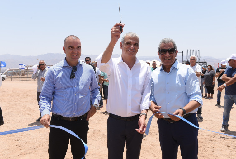 שר האוצר כחלון, יו&quot;ר קצא&quot;א וראש העיר אילת. צילום: דוד חיים