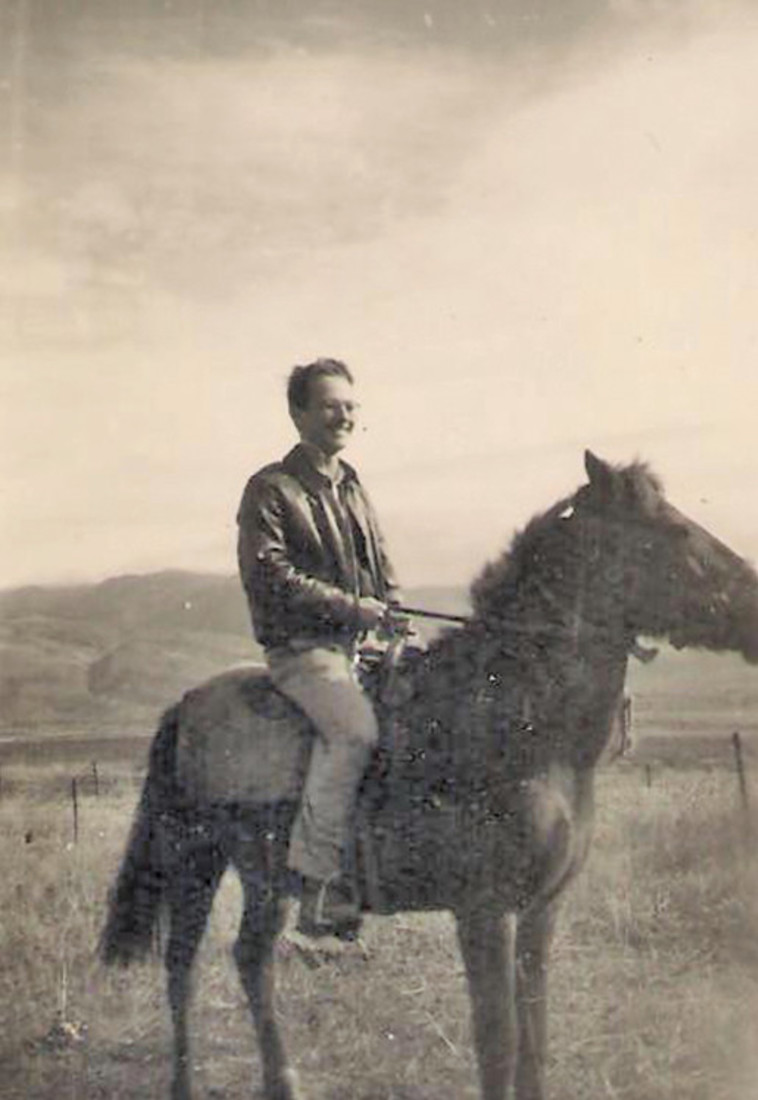 אמנון יוצא למרעה בגליל 1949 