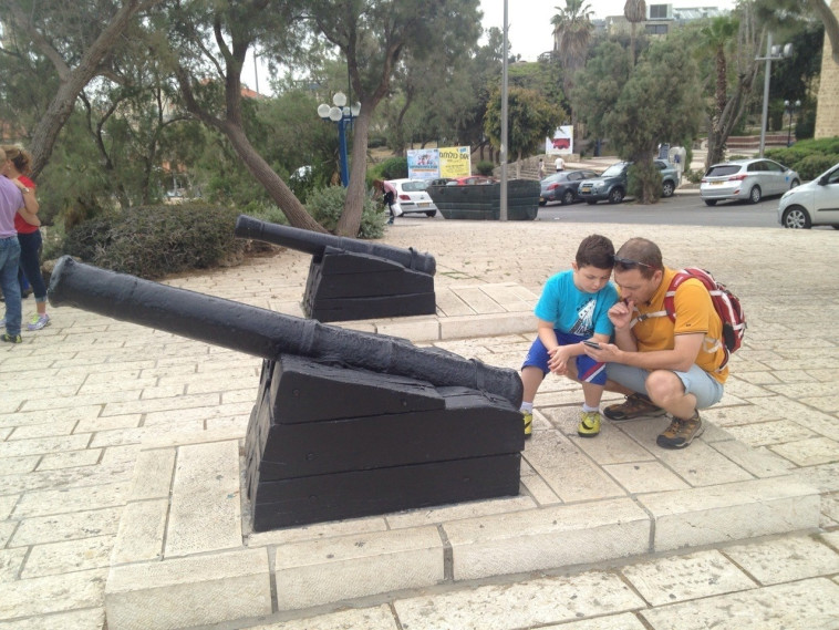 פעילות משפחתית ביפו. צילום: מסלול ניווט חווייתי לכל המשפחה