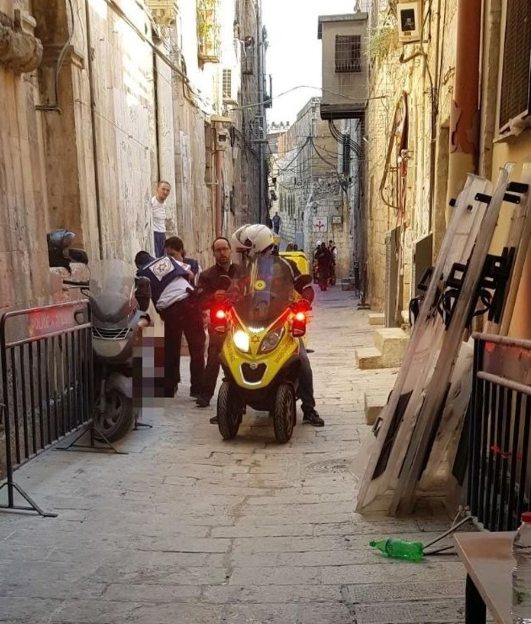 כוחות ההצלה במקום האירוע. צילום: מד&quot;א