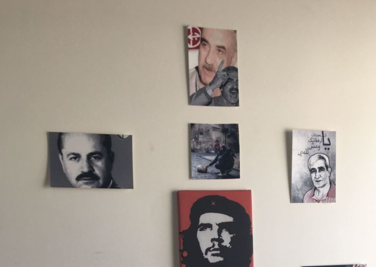 תמונות שנמצאו בחדרו של הסטודנט העצור. צילום: דוברות המשטרה