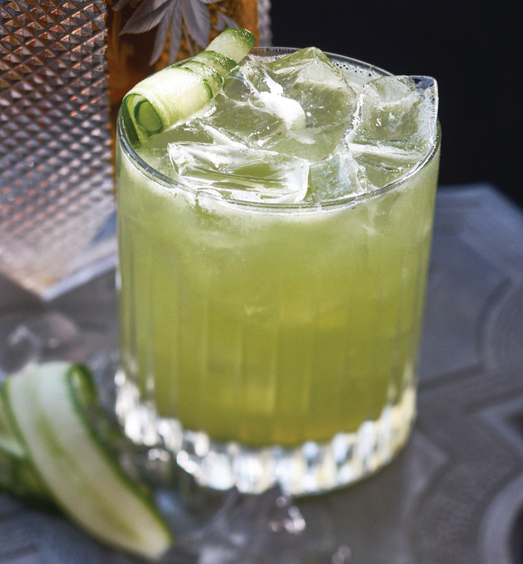 קוקטייל גרין ג'ין / &quot;דלידה בר&quot;. צילום: אנטולי מיכאלו