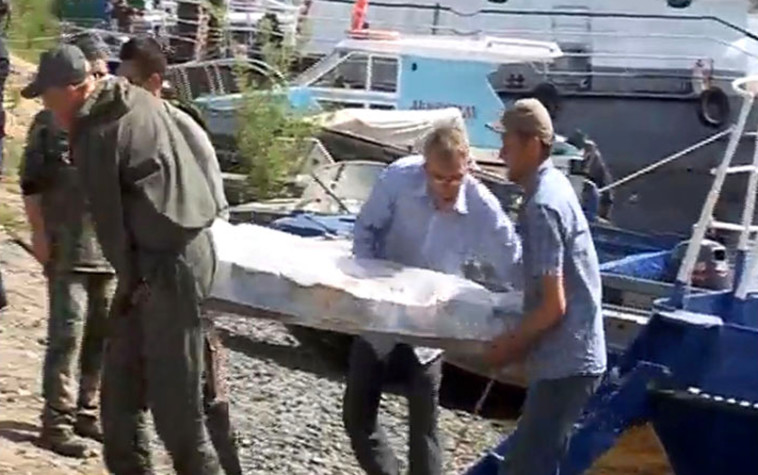 המומיות נמצאו עטופות פרווה, נחושת וקליפת לבנה. טוויטר