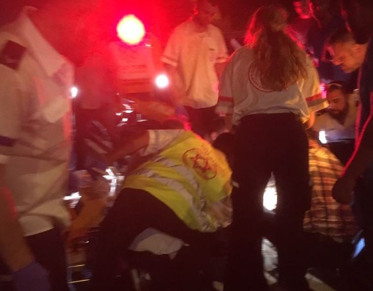 התאונה בכביש 40. &quot;מראה קשה&quot;. צילום: מד&quot;א