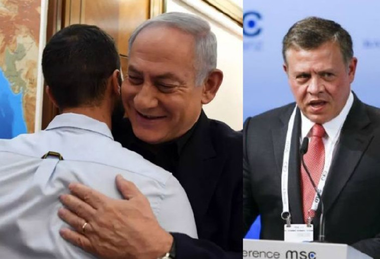 המלך עבדאללה זועם על נתניהו בעקבות החיבוק למאבטח זיו. &quot;יש להעמידו לדין&quot;. צילום: רויטרס