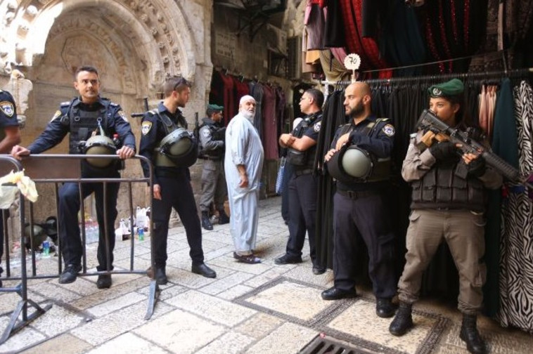 בכוננות משטרתית גבוהה. צילום: מרק ישראל סלם