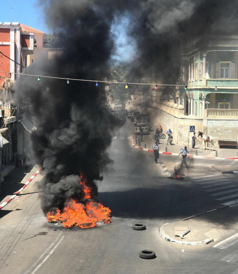 עימותים ביפו. צילום: רשתות חברתיות