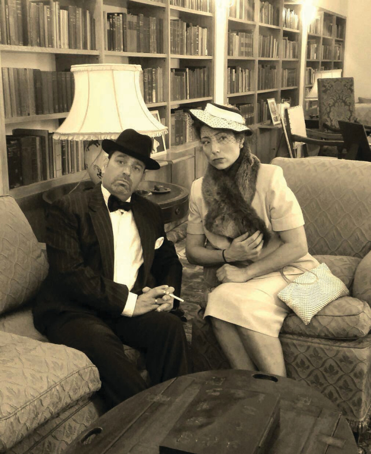 סיור תיאטרלי בשבילי הטמפלרים. צילום: עסקי במה