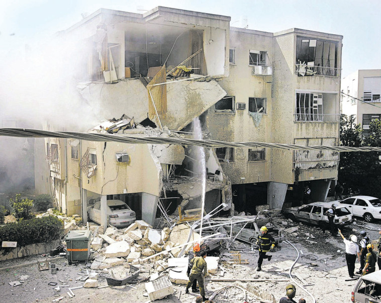 חיפה במלחמת לבנון השנייה. צילום: ברקאי וולפסון