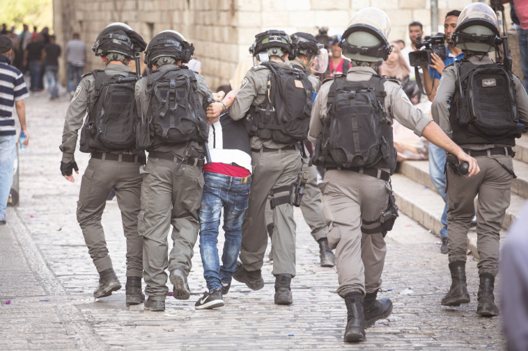 עימותים בהר הבית. צילום: הדס פרוש, פלאש 90