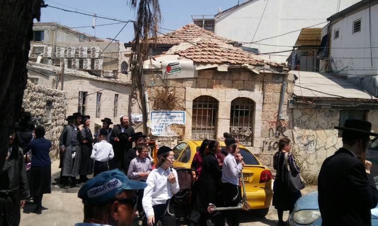 הפרות הסדר במאה שערים. צילום: &quot;קבוצת מחאות החרדים הקיצוניים&quot;