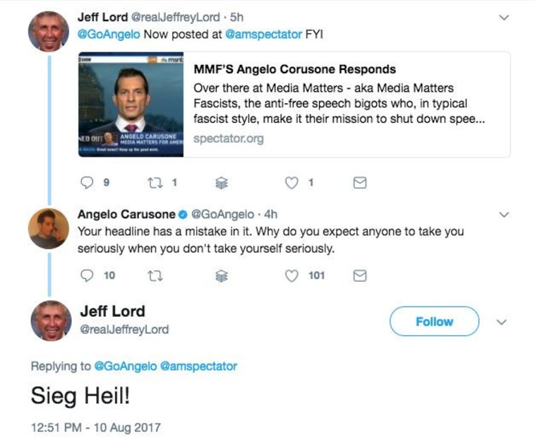 הציוץ של ג'פרי לורד.  צילום מסך טוויטר 