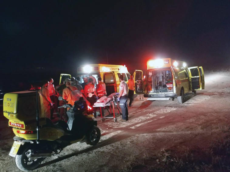 האזור שבו התקיימה מסיבת הטבע בה נרצח משה אשכנזי. צילום תיעוד מבצעי מד&quot;א