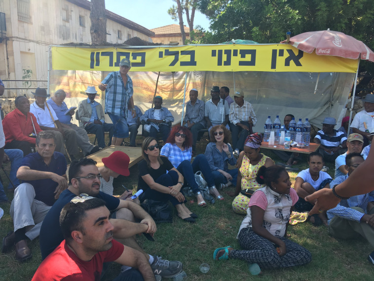 צילום: המאבק למען פינוי הוגן של מרכז הקליטה במבשרת ציון
