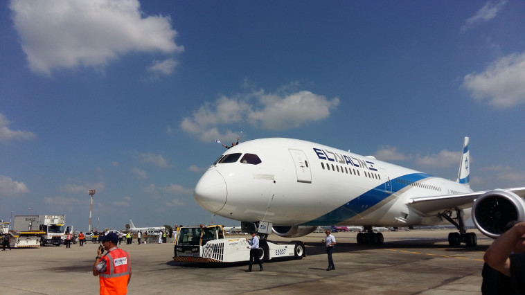 מטוס הדימליינר של אל על. צילום: משה כהן