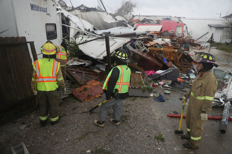 נזקים לרכוש כתוצאה מהוריקן &quot;הארווי&quot;, טקסס. צילום: Getty images