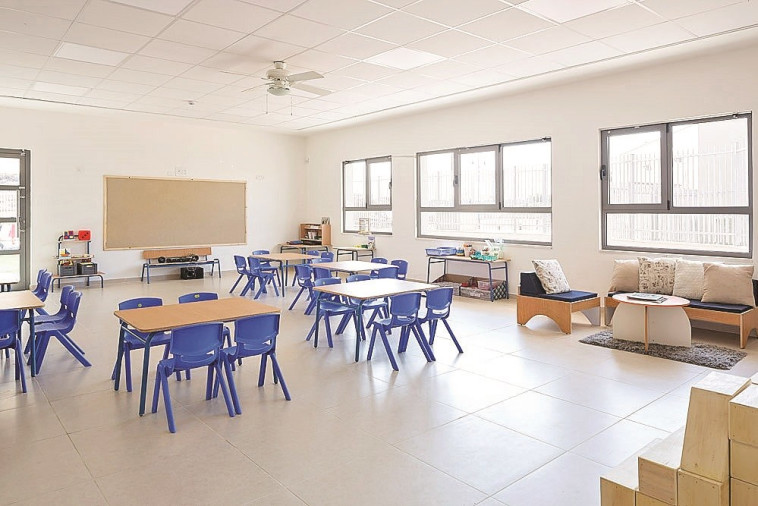 הדמיה של גן ירוק. הכדאיות הכלכלית של בנייה ירוקה בבתי הספר תהיה גבוהה. צילום: יח"צ