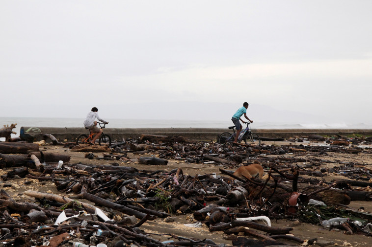 הוריקן אירמה ברפובליקה הדומיניקנית. צילום: רויטרס