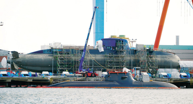 מספנות טיסנקרופ. צילום: AFP