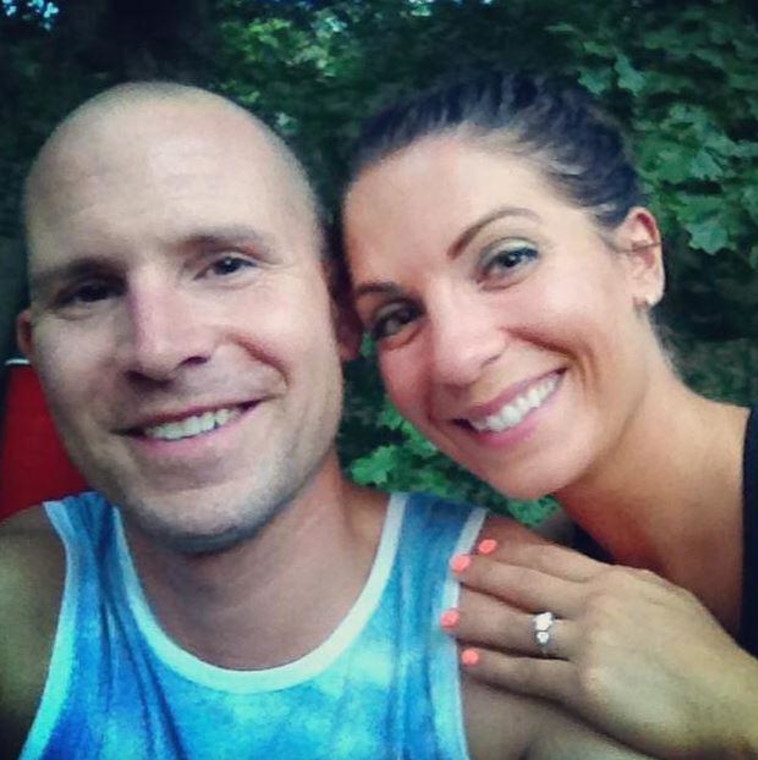 ג'רארד ואשתו קריסטין. צילום מסך