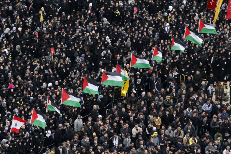 מצעד תומכי חיזבאללה בלבנון. צילום: רויטרס