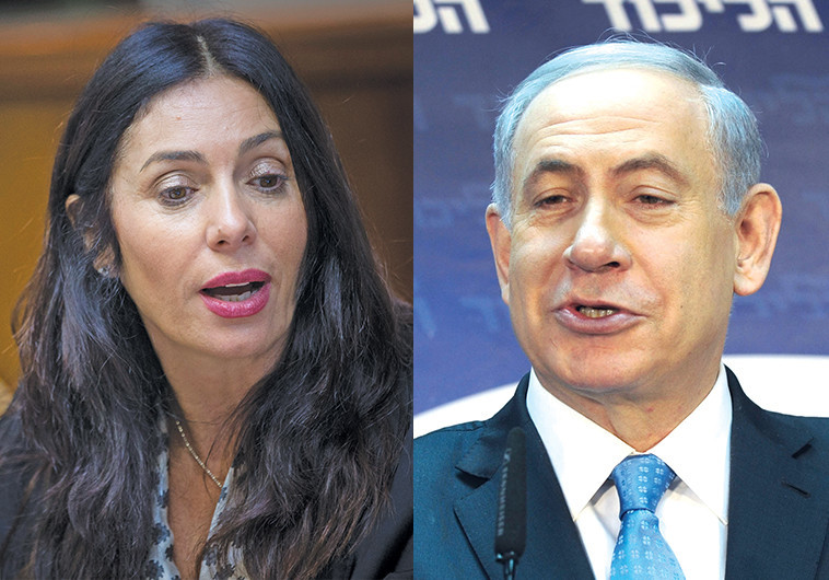 נתניהו ורגב. התעמתו עם אדלשטיין בנושא טקס המשואות. צילום: אבשלום ששוני, יונתן זינדל, פלאש 90