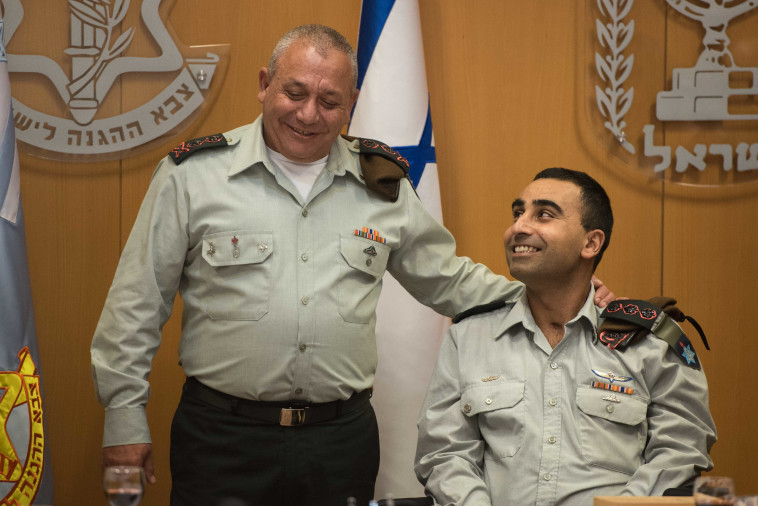 טקס הענקת דרגת אל&quot;ם אישית לשי סימן טוב. צילום: דובר צה&quot;ל