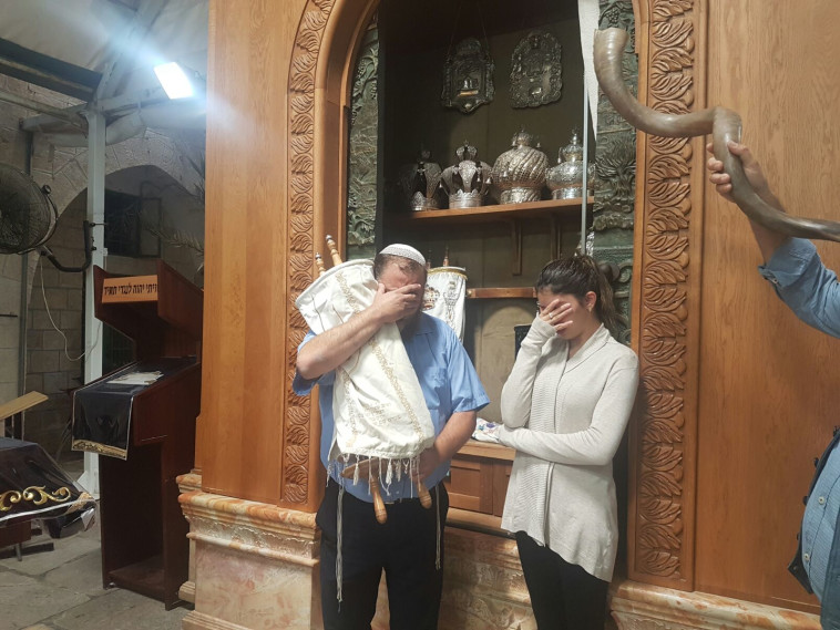 נוי שטרית עם בנצי גופשטיין. צילום: TPS נוי שטרית עם בנצי גופשטיין. צילום: TPS