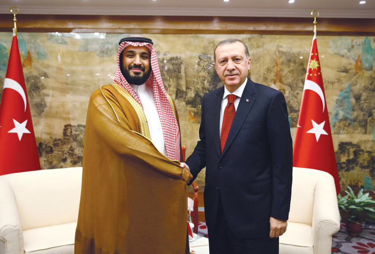 רג'פ טאיפ ארדואן ומוחמד בן סלמאן, ארכיון. צילום: גטי אימג'ז