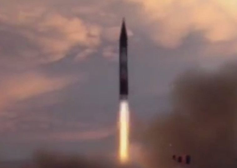  ניסוי טיל בליסטי של איראן.  צילום מסך