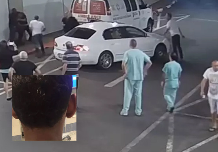 זירת האירוע בביה"ח. צילום: דוברות איכילוב