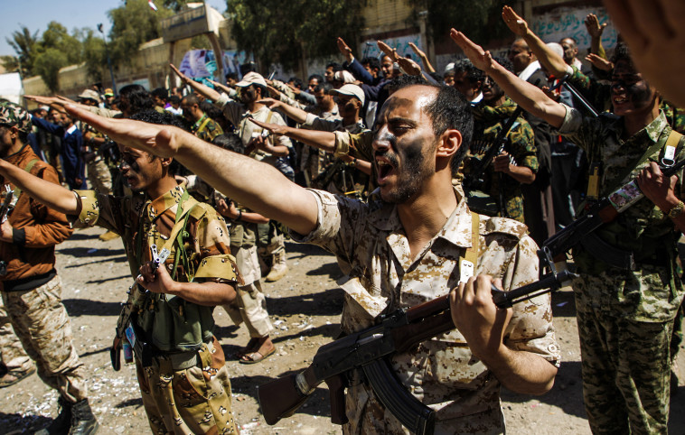 לוחמים חות'ים. צילום: AFP